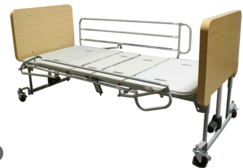 Bed Accessories: Halsa Plus Bed - Half Rails